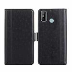 For Tecno Spark 6 Go Ostrich Texture Flip Leather Phone Case(Black)