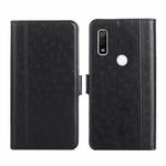 For Fujitsu Arrows WE-F-51B Ostrich Texture Flip Leather Phone Case(Black)