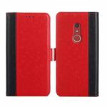 For Fujitsu Arrows Be4 Plus-F-41B Ostrich Texture Flip Leather Phone Case(Red)