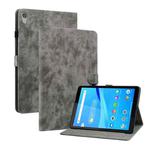 For Lenovo Tab M8 HD Tiger Pattern PU Tablet Case(Grey)