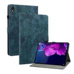 For Lenovo Legion Y700 Tiger Pattern PU Tablet Case(Dark Blue)