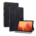 For Samsung Galaxy Tab A7 10.4 2020 Tiger Pattern PU Tablet Case With Sleep / Wake-up Function(Black)
