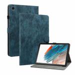 For Samsung Galaxy Tab А8 10.5 Wifi/LTE Tiger Pattern Flip Leather Tablet Case(Dark Blue)