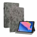 For Samsung Galaxy Tab A 8.0 2019 Tiger Pattern PU Tablet Case(Grey)