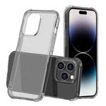 For iPhone 14 Pro Max Rhino Shield Series TPU Shockproof Phone Case (Transparent Black)