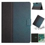 Stitching Solid Color Smart Leather Tablet Case For iPad Air / Air 2 / 9.7 2018 / 2017(Green)