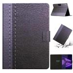 For Lenovo Tab M10 HD 2nd Gen Stitching Solid Color Smart Leather Tablet Case(Grey)