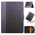For Lenovo Tab P11 Stitching Solid Color Smart Leather Tablet Case(Grey)