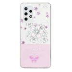 For Samsung Galaxy A32 5G Bronzing Butterfly Flower Phone Case(Cherry Blossoms)