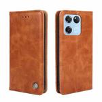 For OnePlus Ace Racing Non-Magnetic Retro Texture Horizontal Flip Leather Phone Case(Brown)