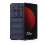 For Xiaomi 12S Ultra Magic Shield TPU + Flannel Phone Case(Dark Blue)