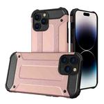 For iPhone 14 Pro Max Magic Armor TPU Phone Case (Rose Gold)