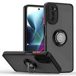 For Motorola Moto G 5G 2022 Q Shadow 1 Series TPU and PC Phone Case(Black+Red)