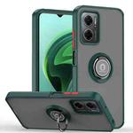 For Xiaomi Redmi Note 11E Q Shadow 1 Series TPU and PC Phone Case(Dark Green)