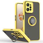 For Realme C31 Q Shadow 1 Series TPU and PC Phone Case(Yellow)