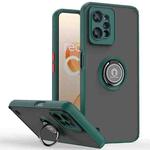 For Realme C31 Q Shadow 1 Series TPU and PC Phone Case(Dark Green)