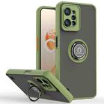 For Realme C31 Q Shadow 1 Series TPU and PC Phone Case(Army Green)