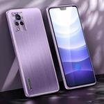 For vivo S9 Brushed Texture Shockproof Phone Case(Light Purple)