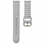 18mm Universal Single Color Silicone Watch Band(Grey)