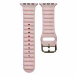 Single Color Silicone Watch Band For Apple Watch Series 8&7 41mm / SE 2&6&SE&5&4 40mm / 3&2&1 38mm(Pink)
