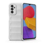 For Samsung Galaxy M13 4G Magic Shield TPU + Flannel Phone Case(White)