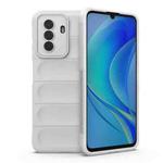 For Huawei Enjoy 50 4G / Nova Y70 Magic Shield TPU + Flannel Phone Case(White)