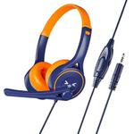 SOYTO SY-G30 Wired Noise Cancelling Ergonomic Gaming Headset, Interface:3.5mm(Blue Orange)