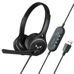 SOYTO SY-G30 Wired Noise Cancelling Ergonomic Gaming Headset, Interface:USB(Black)