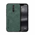 For Xiaomi Redmi K20 Skin Feel Magnetic Leather Back Phone Case(Green)