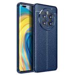 For Huawei Mate 50 Pro Litchi Texture TPU Shockproof Phone Case(Blue)