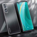 For Huawei nova 7 Pro 5G Brushed Texture Shockproof Phone Case(Black)