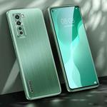 For Huawei nova 7 SE Brushed Texture Shockproof Phone Case(Matcha Green)