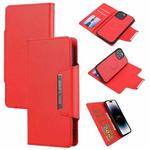 For iPhone 14 Pro Max Separable Magnetic Leather Case (Red)