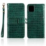 For iPhone 14 Pro Max Crocodile Texture Leather Phone Case (Green)