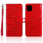 For iPhone 14 Pro Max Crocodile Texture Leather Phone Case (Red)