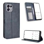 For TONE E22 Magnetic Buckle Retro Texture Leather Phone Case(Blue)
