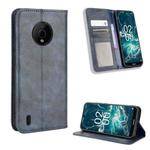 For Nokia C200 Magnetic Buckle Retro Texture Leather Phone Case(Blue)