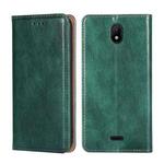 For Nokia C100 Gloss Oil Solid Color Magnetic Flip Leather Phone Case(Green)