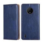 For Nokia C200 Gloss Oil Solid Color Magnetic Flip Leather Phone Case(Blue)