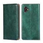 For Samsung Galaxy Xcover6 Pro / Xcover Pro 2 Gloss Oil Solid Color Magnetic Flip Leather Phone Case(Green)
