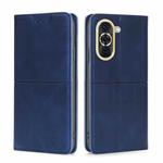 For Huawei Nova 10 Cow Texture Magnetic Horizontal Flip Leather Phone Case(Blue)