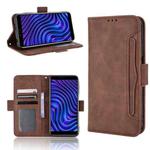 For BLU C5 Max 2022 Skin Feel Calf Texture Card Slots Leather Phone Case(Brown)