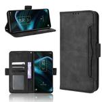 For TCL Stylus 5G Skin Feel Calf Texture Card Slots Leather Phone Case(Black)