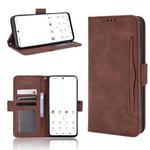 For TONE E22 Skin Feel Calf Texture Card Slots Leather Phone Case(Brown)