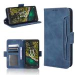 For Nokia C100 Skin Feel Calf Texture Card Slots Leather Phone Case(Blue)