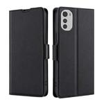 For OPPO K10 5G Ultra-thin Voltage Side Buckle Horizontal Flip Leather Phone Case(Black)
