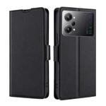 For OPPO K10 Pro 5G Ultra-thin Voltage Side Buckle Horizontal Flip Leather Phone Case(Black)