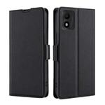 For TCL 303 Ultra-thin Voltage Side Buckle Horizontal Flip Leather Phone Case(Black)