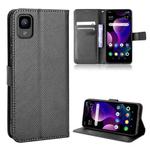 For TCL 30Z Diamond Texture Leather Phone Case(Black)