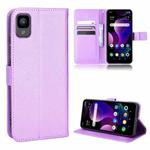 For TCL 30Z Diamond Texture Leather Phone Case(Purple)